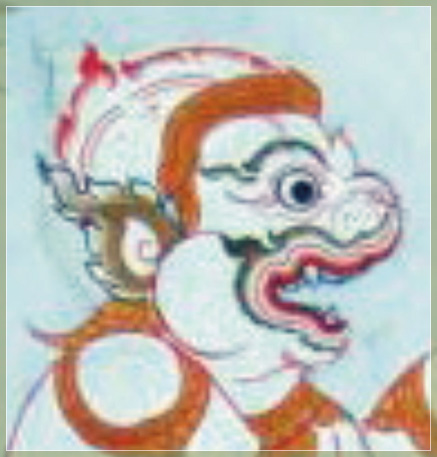 Hanuman face